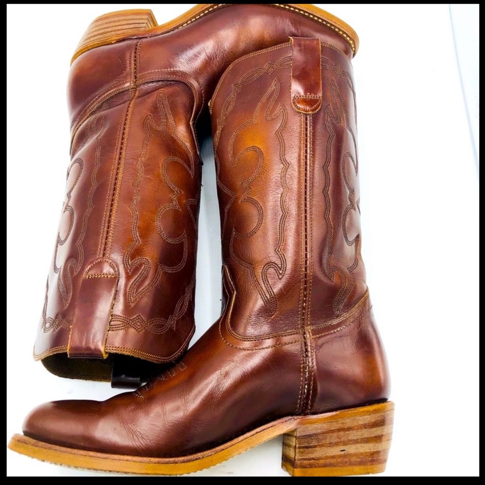 MENS BRAZILIAN HANDCRAFTED COWBOY BOOTS EXCEPTIONALLY WELL MADE IMPORTED LEATHER